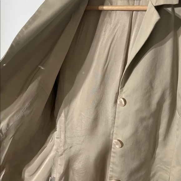 LOFT Women Beige Blazer Cotton Size 8 - Picture 4 of 6